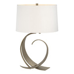 Fullered Impressions Table Lamp - Soft Gold / Natural Anna