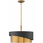 Gigi Pendant - Heritage Brass / Black