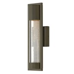 Mist Outdoor Wall Light - Bronze / Clear