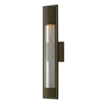 Mist Outdoor Wall Light - Bronze / Clear