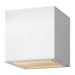 Kube 120-277V Outdoor Wall Light - Satin White