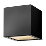 Kube 120-277V Up / Down Wall Light - Satin Black