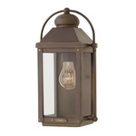 Anchorage 120V Outdoor Wall Sconce - Light Oiled Bronze / Clear