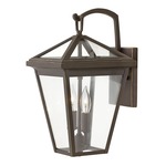 Alford Place Outdoor Wall Light - Oil Rubbed Bronze / Clear