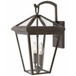 Alford Place Outdoor Wall Light - Oil Rubbed Bronze / Clear