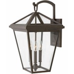 Alford Place Outdoor Wall Light - Oil Rubbed Bronze / Clear