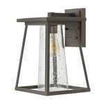 Burke Outdoor Wall Light - Oil Rubbed Bronze / Clear Seedy