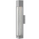 Vapor Outdoor Wall Light - Floor Model - Titanium / Clear