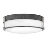 Colbin Ceiling Light - Aged Zinc / Etched Opal