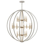 Euclid Chandelier - Cement Grey