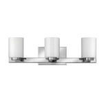 Miley Bathroom Vanity Light - Chrome / Opal