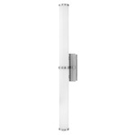 Simi Bathroom Vanity Light - Brushed Nickel / Etched Opal