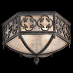 Costa Del Sol Outdoor Ceiling Light Fixture - Marabella / Textured Iridescent