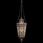 Chateau Outdoor Pendant - Umber / Antique Glass