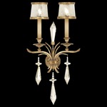 Monte Carlo Wall Light - Gold Leaf / Crystal