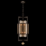 Singapore Moderne Tall Pendant - Patinated Bronze