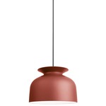 Ronde Pendant - Rusty Red