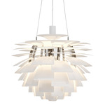 PH Artichoke LED Pendant - White