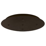 Multiport Round Line Voltage Canopy - Bronze