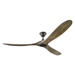 Maverick Indoor / Outdoor Ceiling Fan - Aged Pewter / Light Grey Weathered Oak