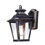 Knoxville 112/3 Outdoor Wall Light - Bronze / Clear