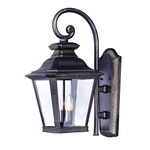 Knoxville Outdoor Wall Light - Bronze / Clear