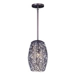 Arabesque Mini Pendant - Oil Rubbed Bronze / Crystal