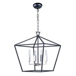 Abode Chandelier - Textured Black