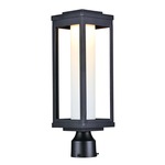 Salon LED Outdoor Pole/Post Mount - Black / Satin White