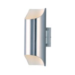 Lightray 86119 LED Outdoor Wall Light - Brushed Aluminum