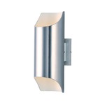 Lightray 86119 LED Outdoor Wall Light - Brushed Aluminum
