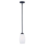 Taylor Mini Pendant - Textured Black / Satin White