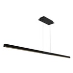 Tie Stix Wood Center Feed Suspension - Satin Black / Wood Espresso