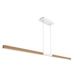 Tie Stix Wood Center Feed Suspension - White / Wood White Oak