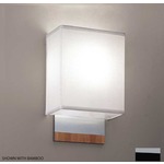 Soho Single Wall Sconce - Brushed Aluminum / Black Enamel / Cream