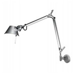 Tolomeo Micro Wall Light with J Bracket - Aluminum