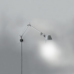 Tolomeo Micro Plug In Wall Light - Aluminum