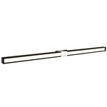Tie Stix Wood Fixed Warm Dim Wall Light - Chrome / Wood Espresso