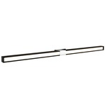 Tie Stix Wood Fixed Warm Dim Wall Light - Chrome / Wood Espresso