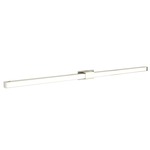 Tie Stix Metal Fixed Warm Dim Wall Light - Satin Nickel / Satin Nickel