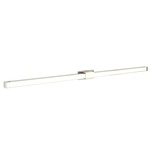 Tie Stix Metal Fixed Warm Dim Wall Light - Satin Nickel / Satin Nickel