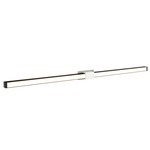 Tie Stix Metal Fixed Warm Dim Wall Light - White / Satin Black