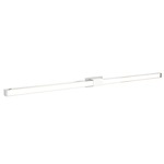 Tie Stix Metal Fixed Warm Dim Wall Light - White / Chrome