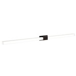 Tie Stix Metal Fixed Warm Dim Wall Light - Antique Bronze / White