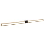 Tie Stix Wood Fixed Warm Dim Wall Light - Antique Bronze / Wood Maple