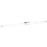 Tie Stix Metal Fixed Wall Light - Chrome / Chrome