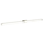 Tie Stix Metal Fixed Wall Light - Satin Nickel / Satin Nickel