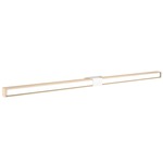 Tie Stix Wood Fixed Wall Light - White / Wood Maple
