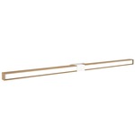 Tie Stix Wood Fixed Wall Light - White / Wood White Oak