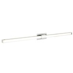 Tie Stix Metal Fixed Warm Dim Wall Light - Chrome / Satin Nickel